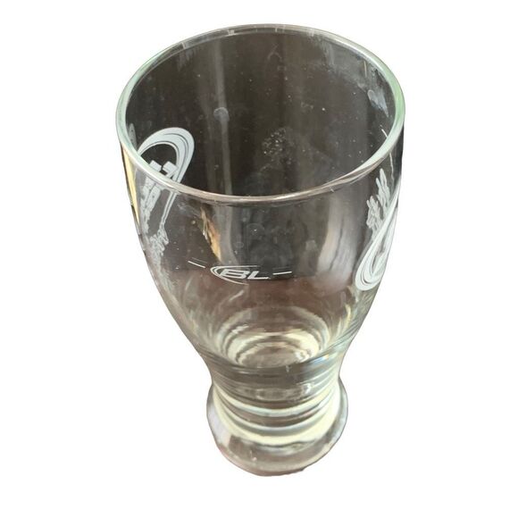 Pre Owned Budweiser BUD LIGHT GOLDEN WHEAT Pilsner Glass Rare Vintage HTF - Picture 11 of 11